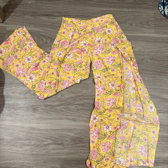 Billabong Other - Billabong Yellow Floral Pants